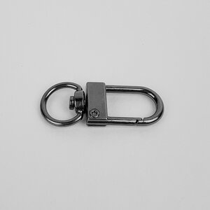 Gunmetal clip/ musketonhaak Doem