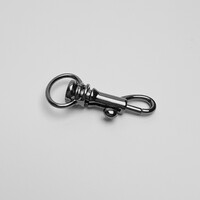 Gunmetal clip/ musketonhaak Lelo