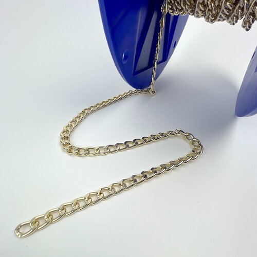 Ketting met facetgeslepen schakels S per meter