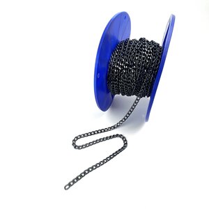 Gunmetal ketting facet S per meter