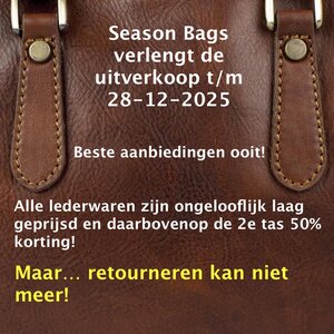 Opheffingsuitverkoop leren tassen Opheffingsuitverkoop leren tassen
