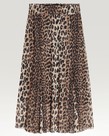 Catwalk Junkie Catwalk Junkie Skirt Wild Leopard Sheer - Brown