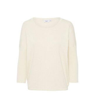 Saint Tropez Mila R-Neck Pullover - Ice