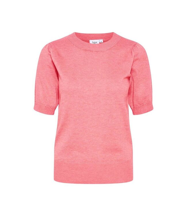 Saint Tropez MilaSZ SS Pullover - Tea Rose Melange