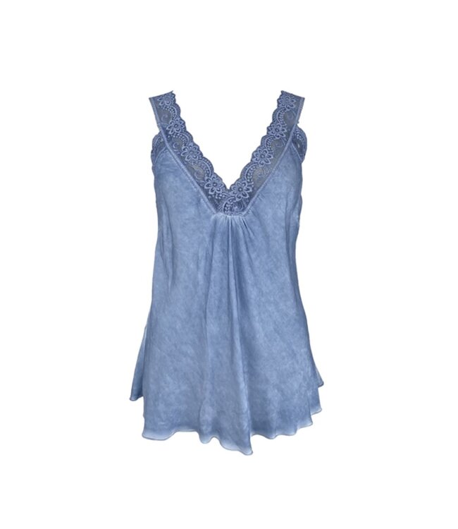 Black Colour - BcBea Lace Top - Blue