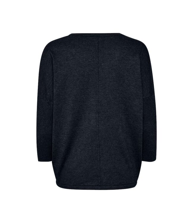 Saint Tropez Mila R-Neck Pullover - Night Sky