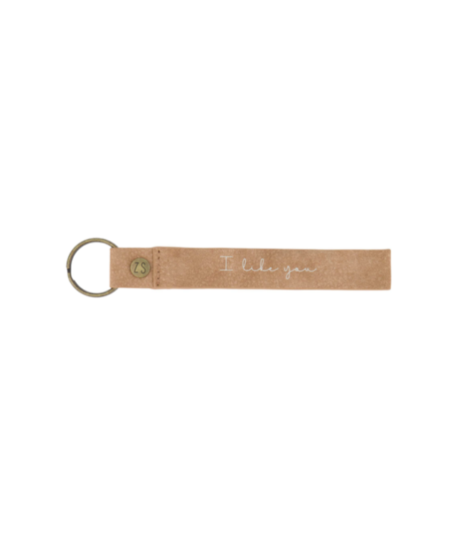 Zusss Sleutelhanger I Like You - Camel