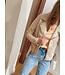 AIM Biker Jacket with Belt - Creme