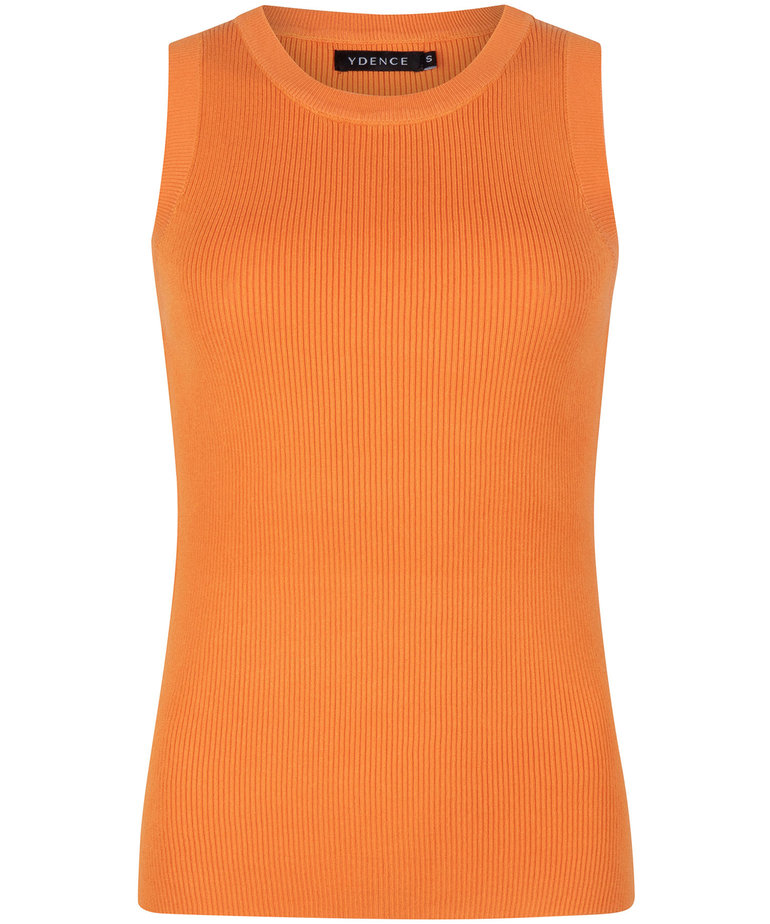 Ydence Ydence Knitted Top Sarah - Orange