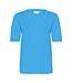 Saint Tropez Mila Short Sleeve Pullover - Azure Blue