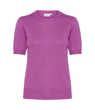 Saint Tropez Mila Short Sleeve Pullover - Radiant Orchid