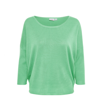 Saint Tropez MilaSZ R-Neck Pullover - Absinthe Green