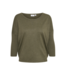Saint Tropez Mila R-Neck Pullover - Musk Melange