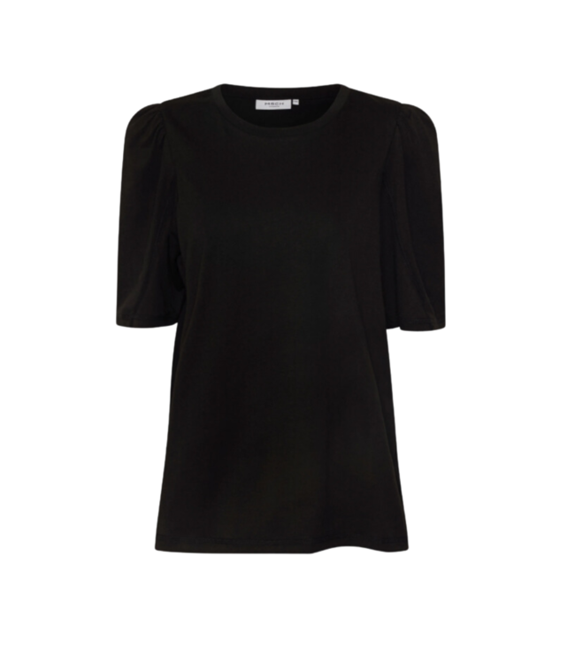 Moss Copenhagen Tiffa Organic 2/4 P T-Shirt- Black