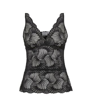 Saint Tropez Daisy Top - Black