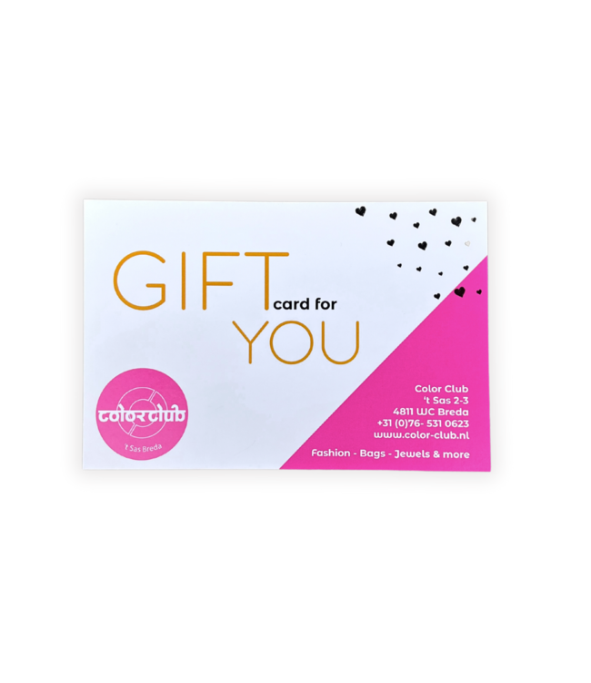 Cadeaubon Color Club € 10.00