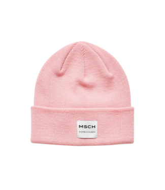 MSCH COPENHAGEN Mojo Logo Beanie - Peony