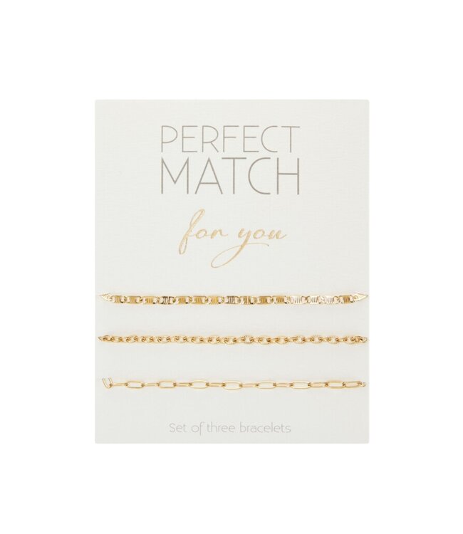 Color Club Armbanden Set Perfect Match - Gold
