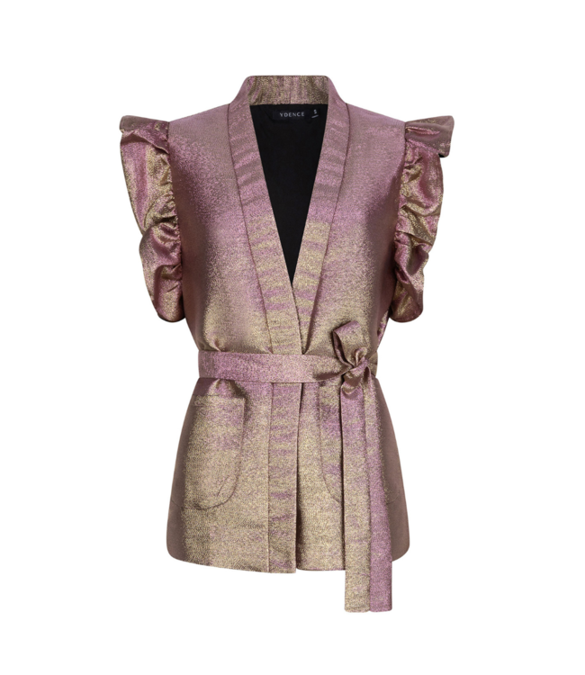 Ydence Gilet Ziggy - Gold/Pink