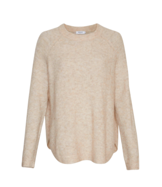 Moss Copenhagen Lessine Hope Pullover - Oatmeal Melange