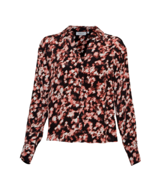 Moss Copenhagen Bellamaya Rhian Shirt - Mahogany Flower