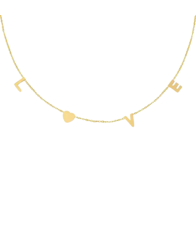 Color Club Ketting Love - Goud