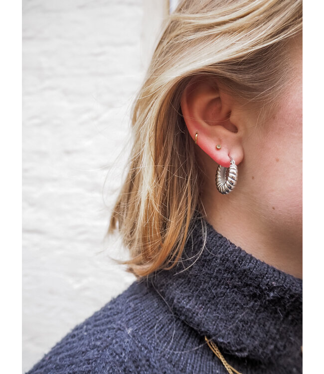 ByJam Oorbellen Sev - Zilver