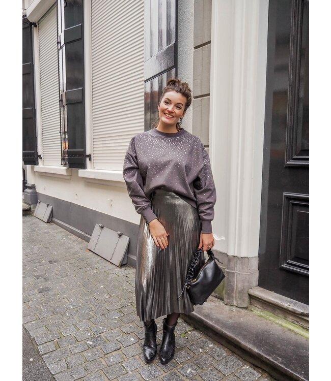 Sisters Point Malou Skirt - Silver