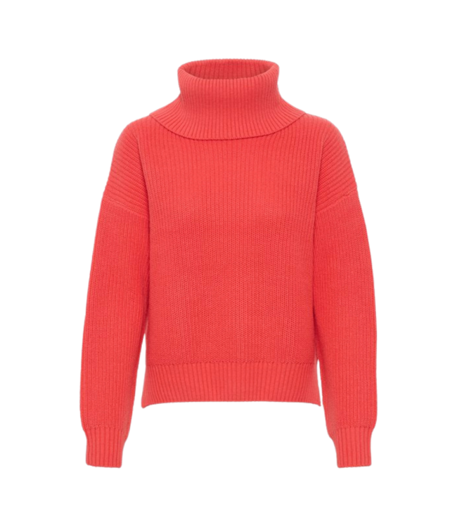 Saint Tropez Cloudy Rollneck Pullover - Cayenne