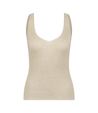 Nukus Debby Singlet Lurex - Sand