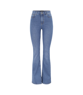 Pieces Peggy Flared Jeans - Light Blue Denim