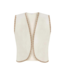 Zusss Gilet met Borduursels - Zand