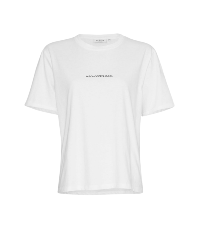 Moss Copenhagen Terina Organic Tee - White/Black