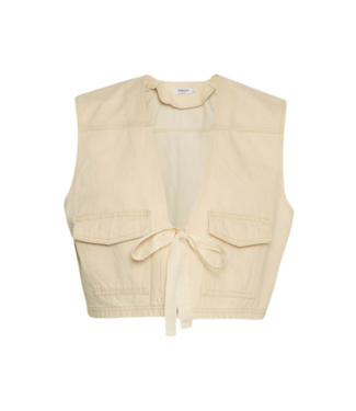 Moss Copenhagen Phelina Ida Gilet - Oatmeal