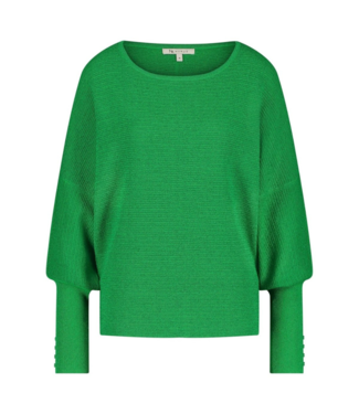 Nukus Batwing Pullover Lurex - Green