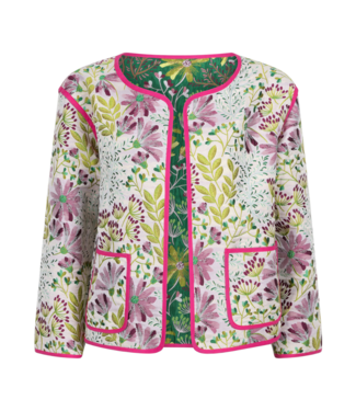 Ydence Jacket Yasmin - Fuchsia/Green