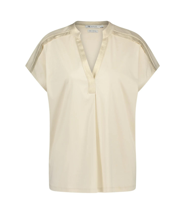 Nukus Struma Top V Neck - Ivory