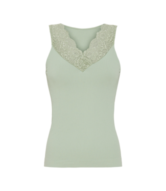 Tim & Simonsen Belen V-Lace Top - Menta