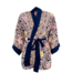 Black Colour Luna Short Kimono - Blue Decor