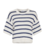 Moss Copenhagen Hannalie 2/4 Pullover - Egret/Oceana