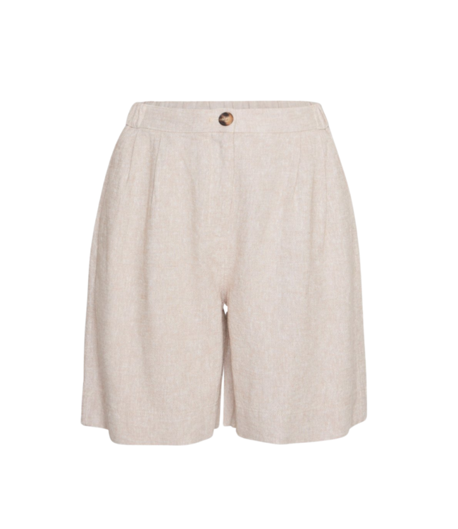 Moss Copenhagen Jovene Ginia High Waist Short - Sand