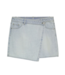 Catwalk Junkie Denim Wrap Shorts - Washed Blue