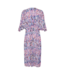 Saint Tropez Everley Wrap Dress - Pink C. Ikat Paint