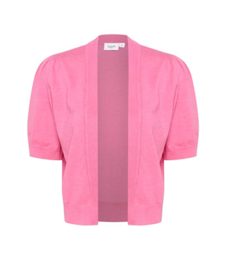 Saint Tropez Mila Short Sleeve Bolero - Pink Cosmos Melange