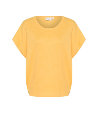 Saint Tropez Mila R-Neck Short Sleeve Pullover - Yarrow Melange