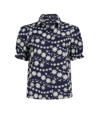 Ydence Blouse Lou - Navy Flower