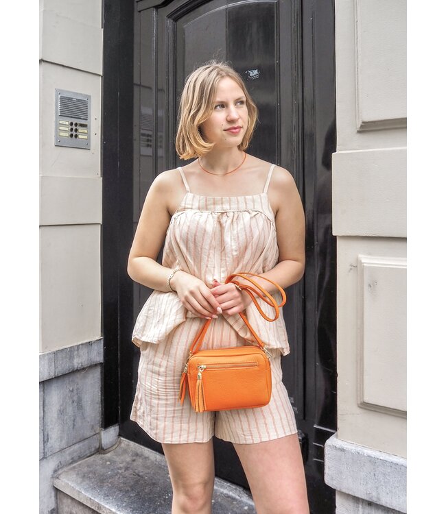 Moss Copenhagen Conelly Strap Top - Dove/Lily