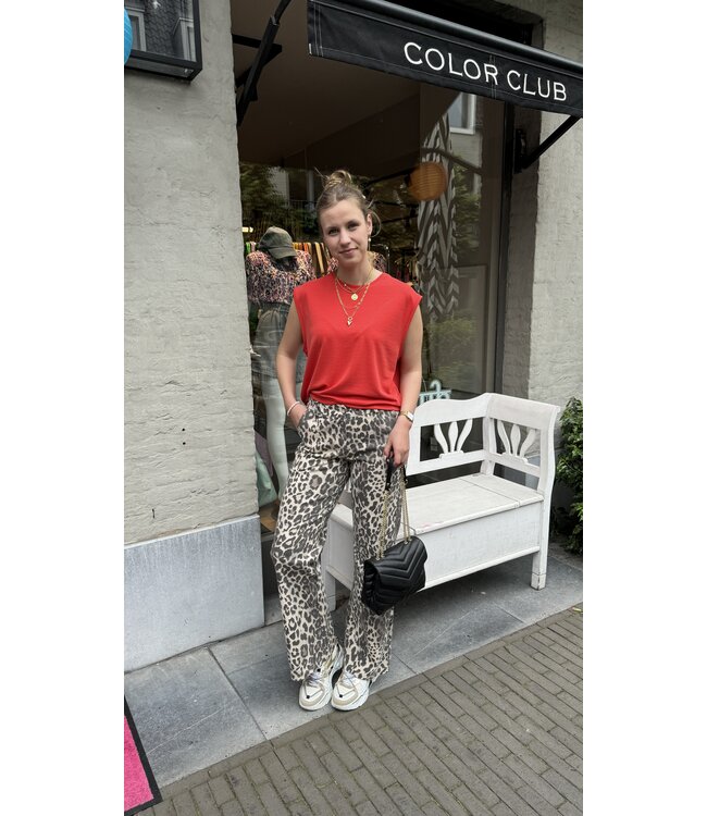 MbyM Bosko Pascha Top - Flame Scarlet