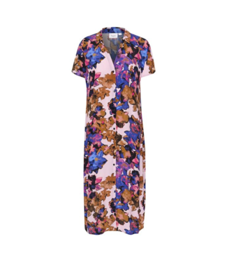 Saint Tropez Blanca Short Sleeve Dress - Winsome Flowers