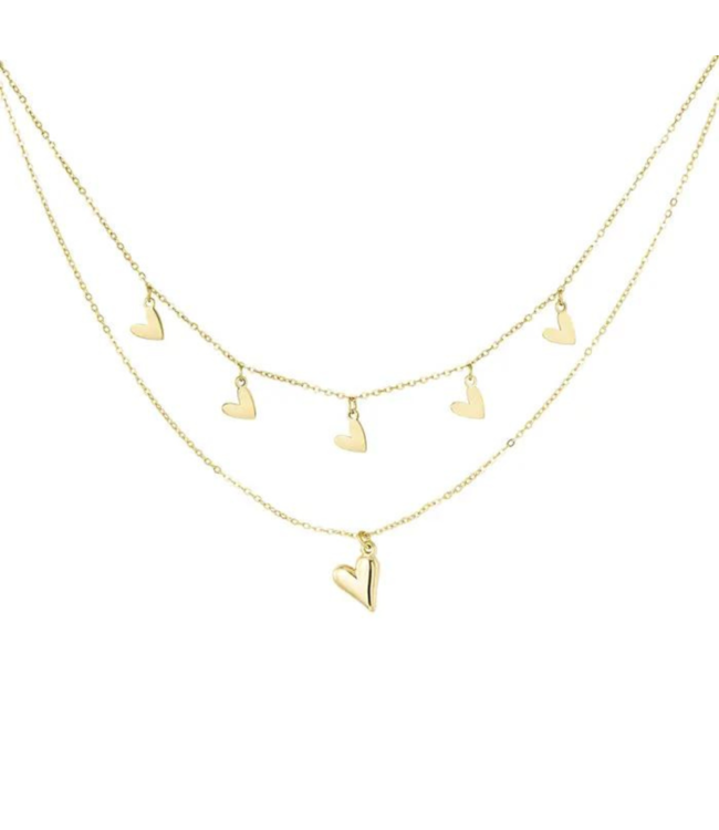 Color Club Ketting Fem - Gold